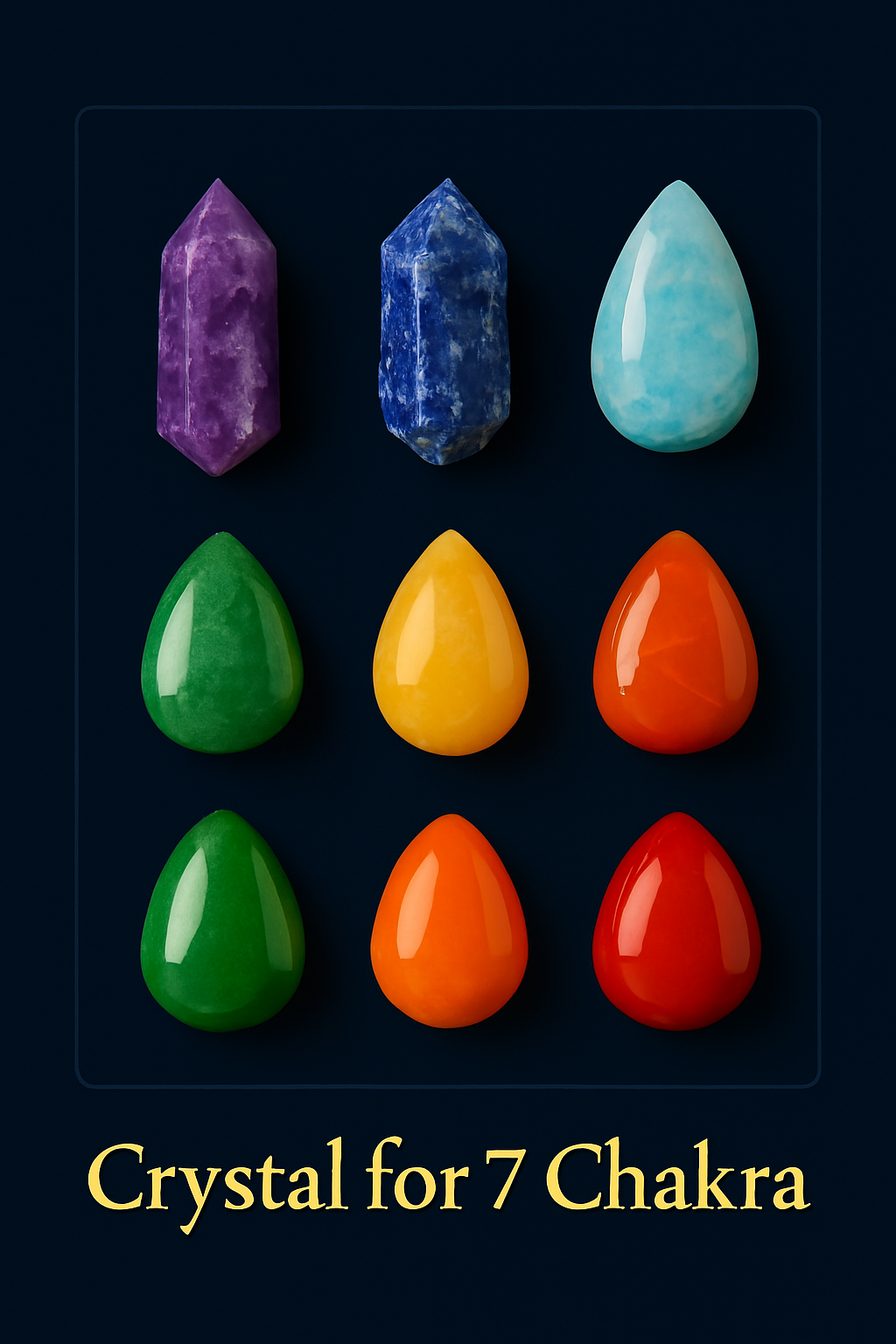 Crystal for 7 Chakra